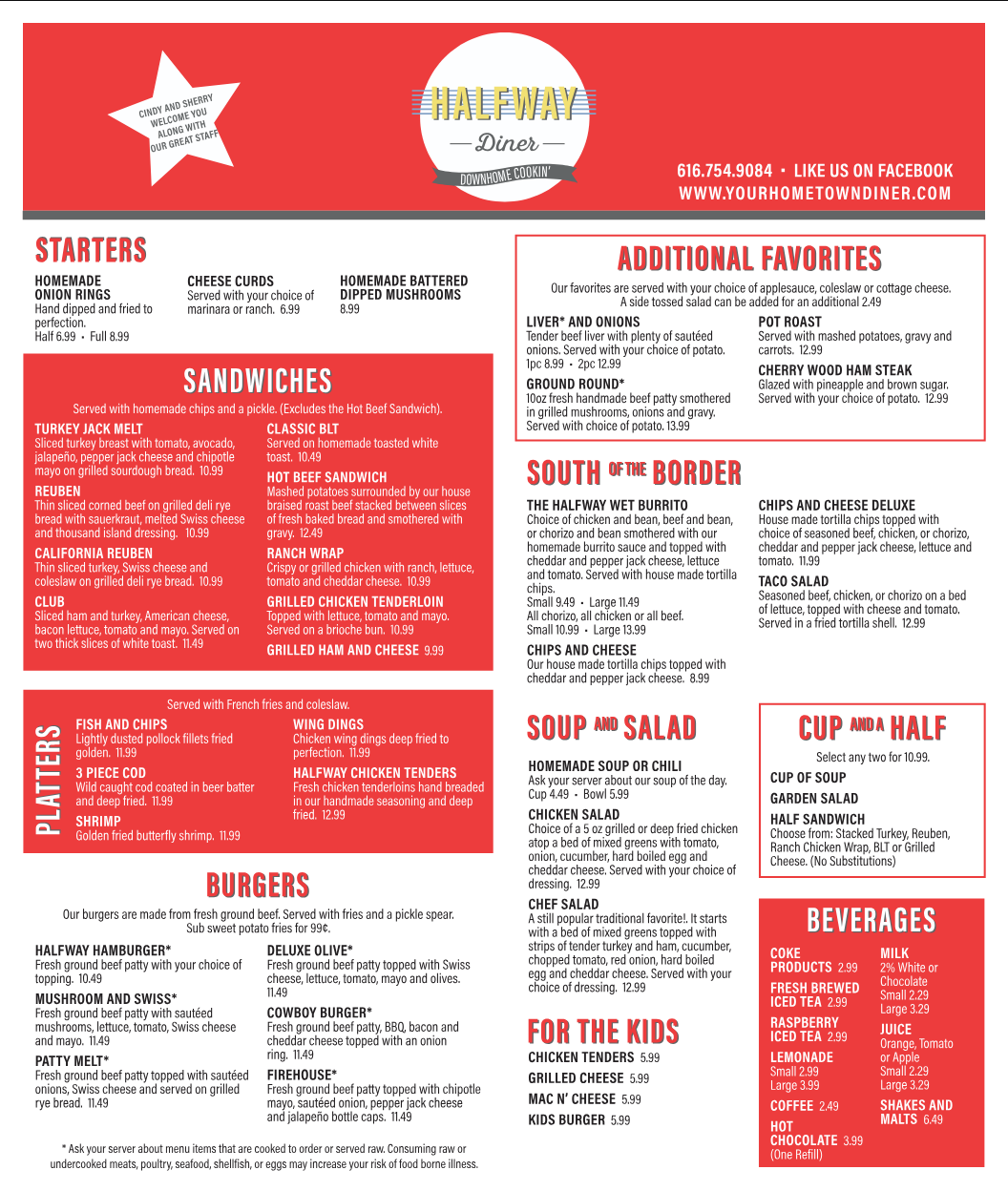 Diner Menu262026